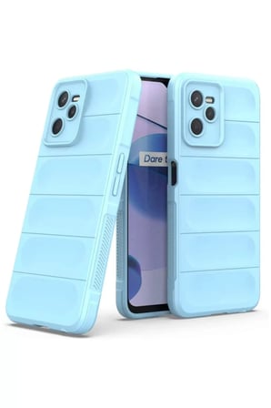 Newface Realme C35 Kılıf Optimum Silikon - Sky Blue