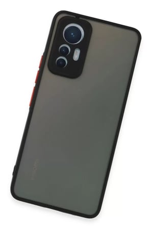Newface Xiaomi Mi 12 Lite Kılıf Montreal Silikon Kapak - Siyah