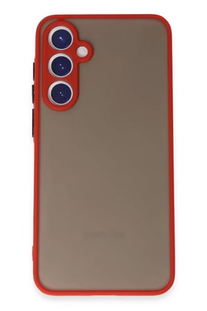 Newface Samsung Galaxy S23 Kılıf Montreal Silikon Kapak - Kırmızı
