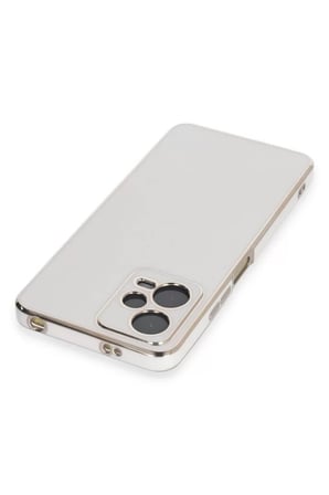 Newface Xiaomi Poco X5 5G Kılıf Volet Silikon - Beyaz