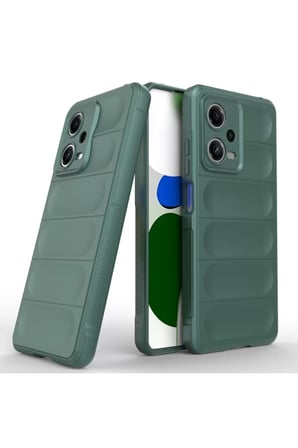 Newface Xiaomi Poco X5 5G Kılıf Optimum Silikon - Koyu Yeşil