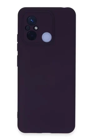 Newface Xiaomi Redmi 12C Kılıf Nano içi Kadife Silikon - Mor