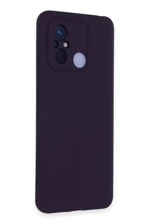 Newface Xiaomi Redmi 12C Kılıf Nano içi Kadife Silikon - Mor