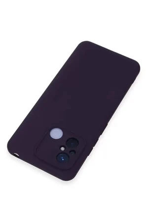 Newface Xiaomi Redmi 12C Kılıf Nano içi Kadife Silikon - Mor