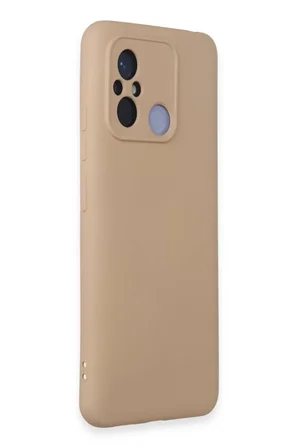 Newface Xiaomi Redmi 12C Kılıf Nano içi Kadife Silikon - Pudra