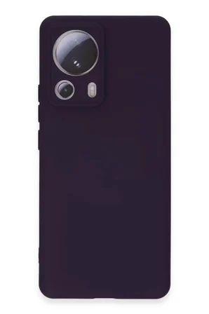 Newface Xiaomi Mi 13 Lite Kılıf Nano içi Kadife Silikon - Mor