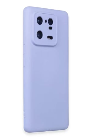 Newface Xiaomi Mi 13 Pro Kılıf Nano içi Kadife Silikon - Lila