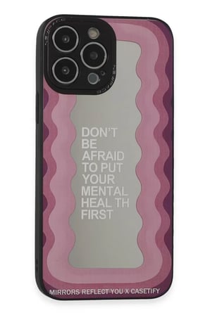 Newface Apple iPhone 13 Pro Max Kılıf Mirror Desenli Kapak - Mirror - 11