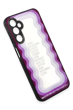Newface Samsung Galaxy A04S Kılıf Mirror Desenli Kapak - Mirror - 5