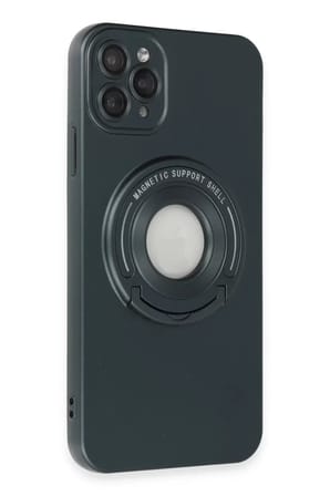 Newface Apple iPhone 12 Pro Kılıf Lukka Magneticsafe Kapak - Koyu Yeşil