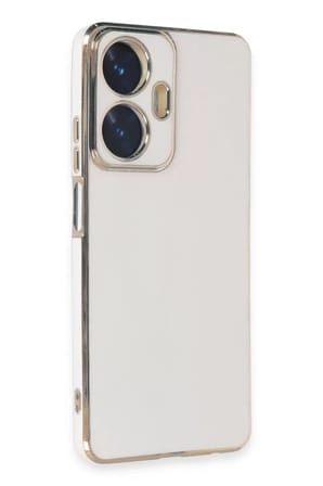 Newface Realme C55 Kılıf Volet Silikon - Beyaz