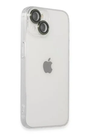 Newface Apple iPhone 14 Kılıf Luko Lens Silikon - Yeşil