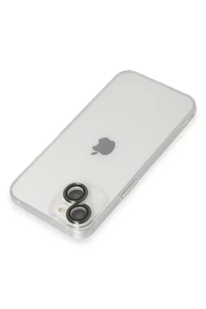 Newface Apple iPhone 14 Kılıf Luko Lens Silikon - Yeşil