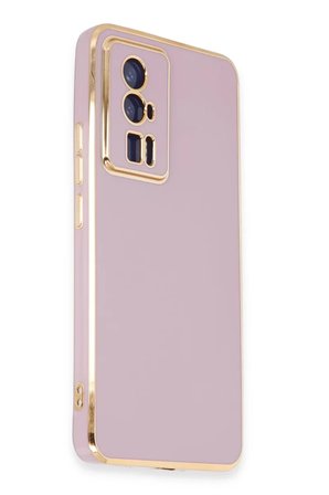 Newface Xiaomi Poco F5 Pro Kılıf Volet Silikon - Mor
