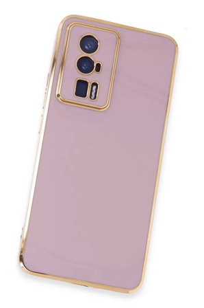 Newface Xiaomi Poco F5 Pro Kılıf Volet Silikon - Mor