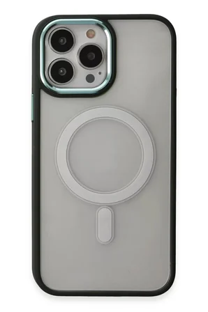 Newface Apple iPhone 15 Pro Max Kılıf Room Magneticsafe Silikon - Köknar Yeşili