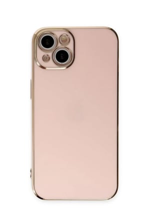 Newface Apple iPhone 15 Kılıf Volet Silikon - Pembe