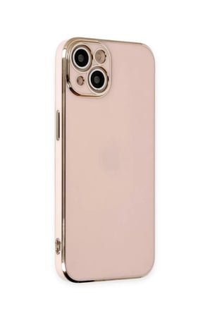 Newface Apple iPhone 15 Kılıf Volet Silikon - Pembe