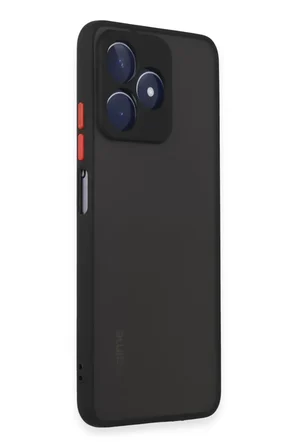 Newface Realme C53 Kılıf Montreal Silikon Kapak - Siyah