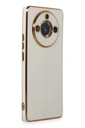 Newface Realme 11 Pro Kılıf Volet Silikon - Beyaz