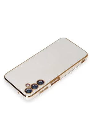 Newface Samsung Galaxy M14 5G Kılıf Volet Silikon - Beyaz