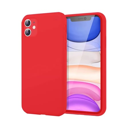 Newface Apple iPhone 11 Kılıf First Silikon - Kırmızı
