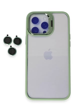 Joko Apple iPhone 14 Pro Kılıf Roblox Lens Standlı Kapak - Yeşil