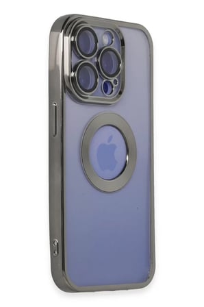 Newface Apple iPhone 15 Pro Kılıf Slot Silikon - Titan Gri