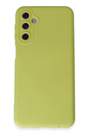 Newface Samsung Galaxy M14 5G Kılıf Nano içi Kadife Silikon - Sarı