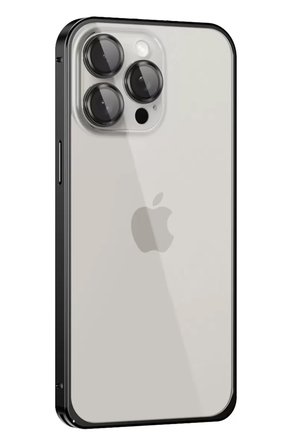 Joko Apple iPhone 15 Pro Max Metal Bumper Mat Kapak - Siyah