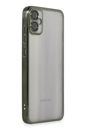 Newface Samsung Galaxy A05 Kılıf Razer Lensli Silikon - Yeşil