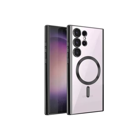 Newface Samsung Galaxy S24 Ultra Kılıf Kross Magneticsafe Kapak - Siyah