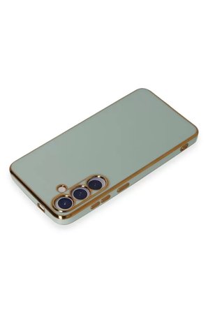 Newface Samsung Galaxy S24 Plus Kılıf Volet Silikon - Açık Yeşil