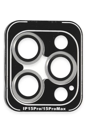 Joko Apple iPhone 15 Pro Max PVD Metal Kamera Lens - Gümüş