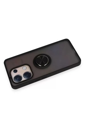 Newface Xiaomi Redmi Note 13 4G Kılıf Montreal Yüzüklü Silikon Kapak - Siyah