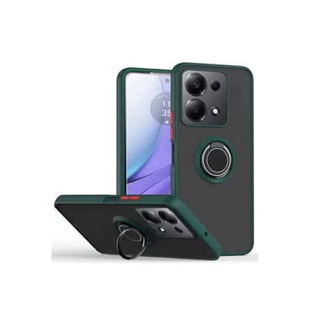 Newface Xiaomi Redmi Note 13 Pro 4G Montreal Yüzüklü Silikon Kapak - Yeşil