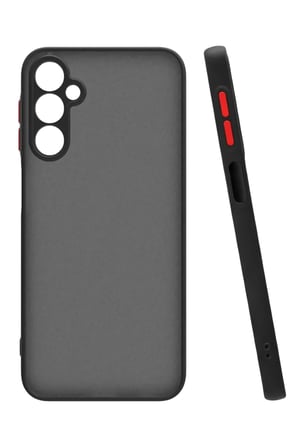 Newface Samsung Galaxy A25 5G Kılıf Montreal Silikon Kapak - Siyah