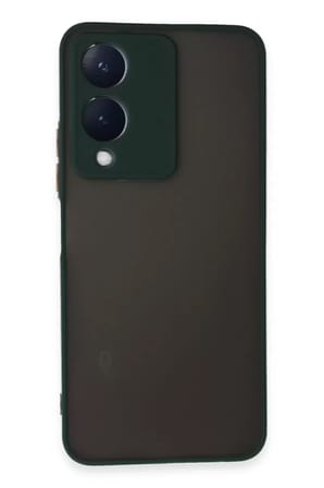 Newface Vivo Y17S Kılıf Montreal Silikon Kapak - Yeşil