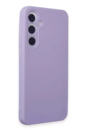 Newface Samsung Galaxy A55 5G Kılıf Nano içi Kadife Silikon - Lila