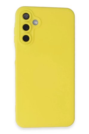Newface Samsung Galaxy A05S Kılıf Nano içi Kadife Silikon - Sarı