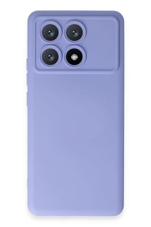 Newface Xiaomi Poco X6 Pro Kılıf Nano içi Kadife Silikon - Lila