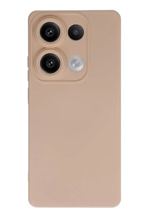 Newface Xiaomi Redmi Note 13 4G Kılıf Nano içi Kadife Silikon - Pudra