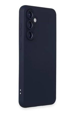Newface Samsung Galaxy S24 Kılıf Nano içi Kadife Silikon - Lacivert