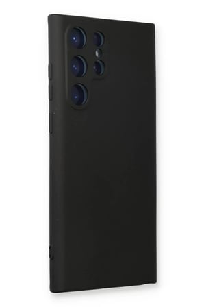 Newface Samsung Galaxy S24 Ultra Kılıf Nano içi Kadife Silikon - Siyah