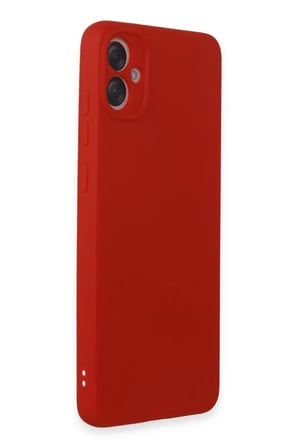 Newface Samsung Galaxy A05 Kılıf First Silikon - Kırmızı