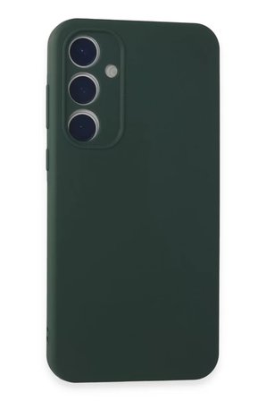 Newface Samsung Galaxy A15 4G Kılıf First Silikon - Koyu Yeşil