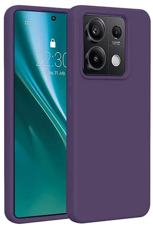 Newface Xiaomi Redmi Note 13 Pro 4G Kılıf First Silikon - Mor