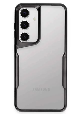 Newface Samsung Galaxy S24 Kılıf Boyi Silikon Kapak - Siyah