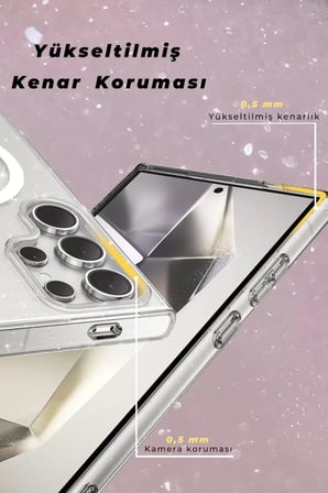 Joko Samsung Galaxy S23 Ultra Kılıf Star Magsafe Kapak - Siyah