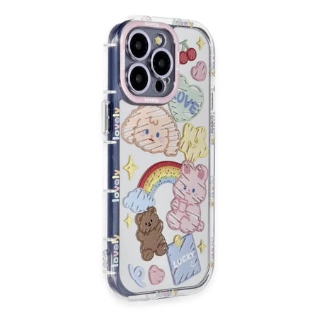 Newface Apple iPhone 14 Pro Kılıf Reflexion Desenli Kapak - Desen 4